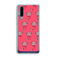 Flamingo: Huawei P30 Transparant Hoesje