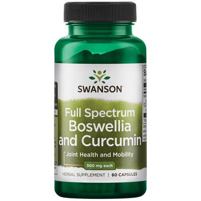 Full Spectrum Boswellia & Curcumin | Swanson | 60ct