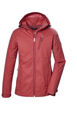 Killtec KOS 121 Graphic Softshell Jas Dames Light Sienna Red 44