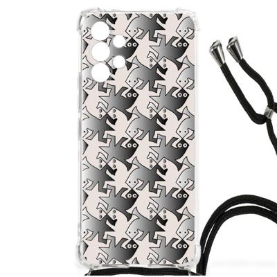 Samsung Galaxy A13 4G Case Anti-shock Salamander Grey Samsung Galaxy A13 4G Case Anti-shock Salamander Grey