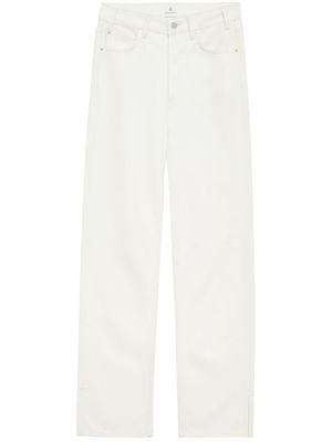 ANINE BING jean RoyJean à taille mi-haute - Blanc