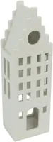 Countryfield theelichthouder keramiek heritage 7x6x23cm wit