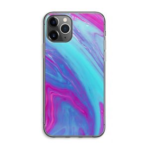 Zweverige regenboog: iPhone 11 Pro Max Transparant Hoesje