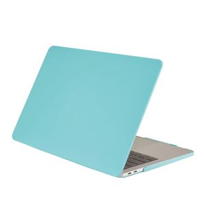 Lunso MacBook Air 13 inch (2010-2017) cover hoes - case - Mat Cyaan