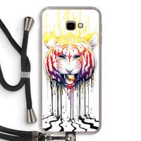 Fading: Samsung Galaxy J4 Plus Transparant Hoesje met koord Fading: Samsung Galaxy J4 Plus Transparant Hoesje met koord