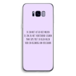 Regenboog: Samsung Galaxy S8 Plus Transparant Hoesje
