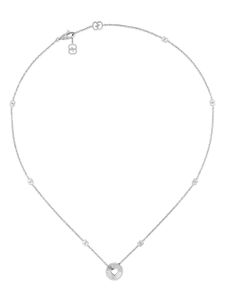 Gucci collier en or blanc 18ct à breloque Icon - Argent