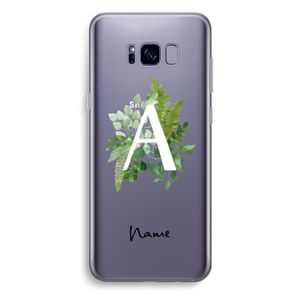 Green Brush: Samsung Galaxy S8 Plus Transparant Hoesje