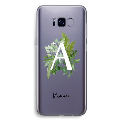 Green Brush: Samsung Galaxy S8 Plus Transparant Hoesje
