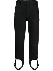 Comme des Garçons Homme Plus pantalon court à détail de boucle - Noir