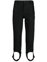 Comme des Garçons Homme Plus pantalon court à détail de boucle - Noir