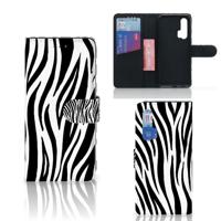 Honor 20 Pro | Telefoonhoesje | Met pasjeshouder | Zebra