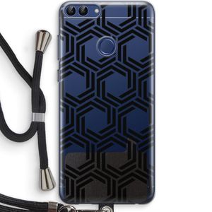 Geometrisch patroon: Huawei P Smart (2018) Transparant Hoesje met koord
