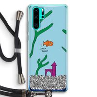 Aquarium: Huawei P30 Pro Transparant Hoesje met koord