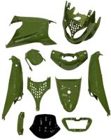 Plaatset 11-delig Edge voor Aprilia SR van bouwjaar 1997 tot 2004 - districtgroen