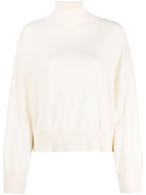 P.A.R.O.S.H. pull en cachemire à col roulé - Blanc
