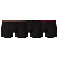Calvin Klein 3-pack boxershorts trunk CAMEL/ BLACK/ RED CARPET - thumbnail