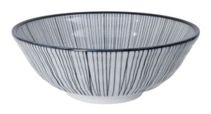 Japanse Porseleinen Kom - Nippon Black - Tokyo Design Studio - 1000ml - 21 x 7.8cm