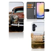 Samsung Galaxy A25 | Telefoonhoesje met foto | Vintage Auto | Portemonnee hoesje