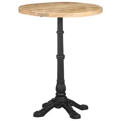 Bistrotafel 60x76 cm ruw mangohout