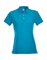 Clique 028241 Stretch Premium Polo Ladies - Turquoise - S