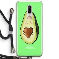 Avocuddle: OnePlus 6 Transparant Hoesje met koord