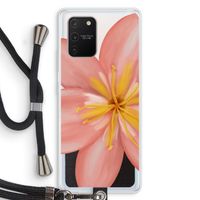 Pink Ellila Flower: Samsung Galaxy S10 Lite Transparant Hoesje met koord