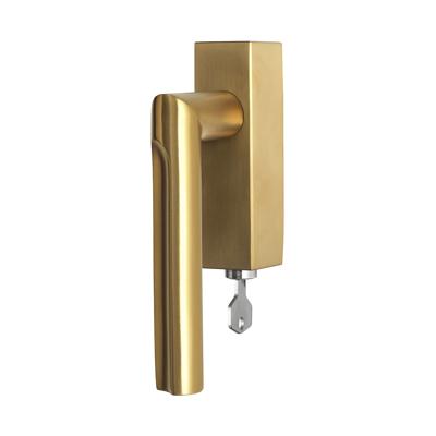Formani DR103-DKLOCK draaikiepgarnituur afsluitbaar PVD mat goud rechtsdraaiend