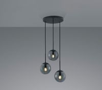 Trio Vide hanglamp Balini zwart met smoke glas 308590342 - thumbnail