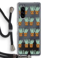 Sansevieria: Sony Xperia 5 Transparant Hoesje met koord