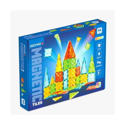 Magnetische tegels - GEOMAG - Tegels Gems 4102 - 44 stuks - Geometrische vormen - Kristaleffect