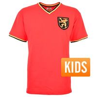 Belgie Retro Voetbalshirt 1970's - Kinderen - thumbnail