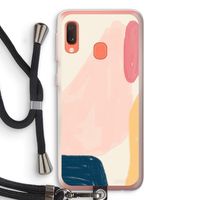 Saturday Flow: Samsung Galaxy A20e Transparant Hoesje met koord