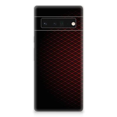 Google Pixel 6 Pro | TPU bumper | Geruit Rood