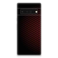 Google Pixel 6 Pro | TPU bumper | Geruit Rood