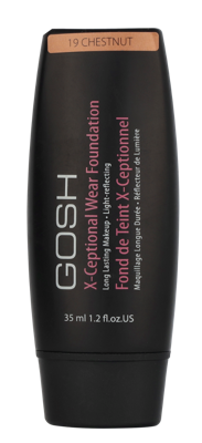 Gosh X-Ceptional Wear Foundation Long Lasting Makeup 30ml 19 Chestnut