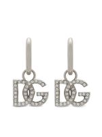 Dolce & Gabbana boucles d'oreilles à breloque logo - Argent