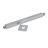 Mueller Cube plafond arm chroom 30cm