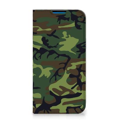 iPhone 14 Pro Max | Hoesje met Magneet | Army Dark iPhone 14 Pro Max | Hoesje met Magneet | Army Dark