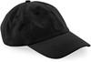 Beechfield CB652N Organic Cotton 6 Panel Dad Cap - Black - One Size - thumbnail