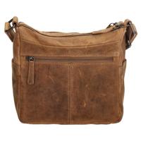 Hide & Stitches idaho schoudertas-Brown