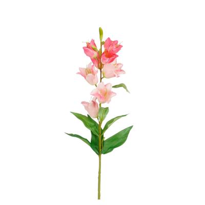 Kunstbloem Campanula Floral - H71 cm - roze - kunststof - stelen kunstbloemen - boeket - bloemetjes Kunstbloem Campanula Floral - H71 cm - roze - kunststof - stelen kunstbloemen - boeket - bloemetjes