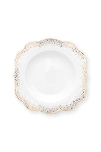 Pip Studio Royal Winter White Diep Bord 23.5cm