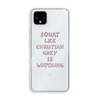 Christian Grey: Pixel 4 XL Transparant Hoesje