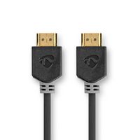HDMI Kabel | HDMI Connector | HDMI Connector | 8K@60Hz | eARC | Verguld | 5.00 m | PVC | Antraciet
