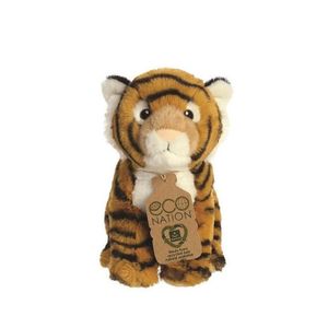 Pluche dieren knuffels bengaalse tijger van 24 cm