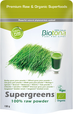 Biotona Supergreens Raw Poeder