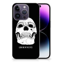 Silicone Back Case Apple iPhone 14 Pro Skull Eyes - thumbnail