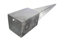 Waelbers Paalhouder mpunt 91x750 mm fv