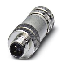 Phoenix Contact 1693830 Sensor/actuator connector, niet geassembleerd M12 Aantal polen: 4 Stekker, recht 1 stuk(s)